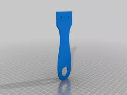 Espatula rasqueta con tarjeta crédito scraper spatula with credit card