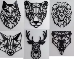 Geometric Animals Head