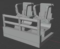 Gerstlauer train body for LEGO/Micro K'nex