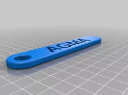 Llavero AGMA - Double rounded