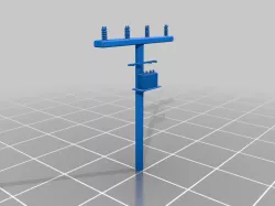 Modell Power Pole with transformator
