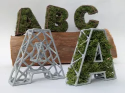 Moss Letters for names