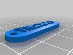 My Customized Keychain  (OpenSCAD)