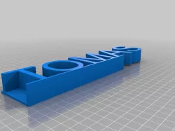 My Customized Minecraft Styled  Name Plate
