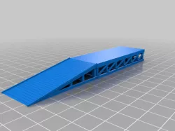 My Customized Model Loading Dock with Optional Ramp/Steps