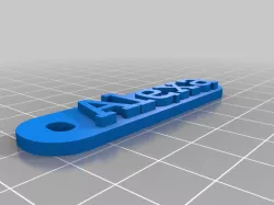 My Customized Multiline Tag or Keychain