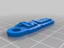 My Customized Multiline Tag or Keychain