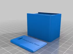 My Customized Procedural generated character box for DnD mini's. (SCAD file)