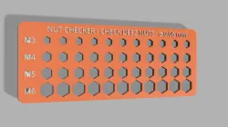 Nutchecker - M3 - M4 - M5 - M6 (tolerance test)