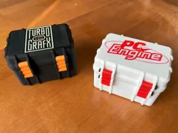 PC Engine TurboGrafx HuCARD or TurboChip Storage Box