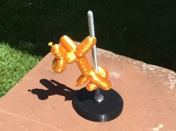 Pole Dancing Balloon Dog