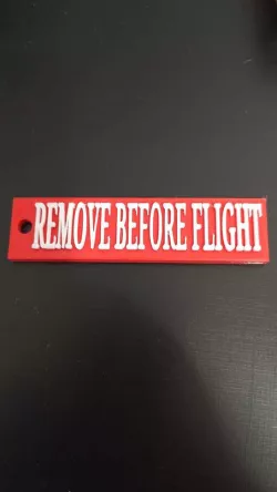 REMOVE BEFORE FLIGHT
