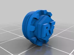 Rotiform Rim Keychain, Threaded Hub