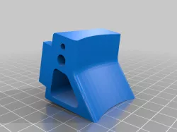 Shoei Gt-Air GoPro quick connect chin mount [freecad]