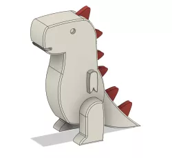 Simple Dinosaur Action Figure - Build Yourself