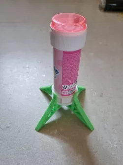 soap bubble bottle holder