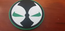 Spawn logo coaster