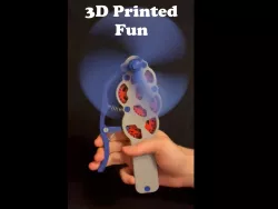 Squeeze ratchet fan