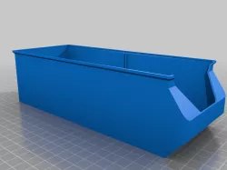 Stackable Parametric Storage Bin (F360)