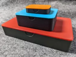 Storage Boxes With Snap Lids