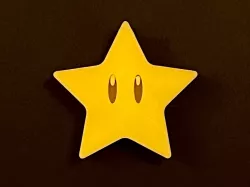 Super Mario Star Bead - 5cm