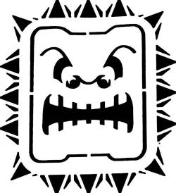 Thwomp stencil 2