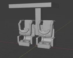 Vekoma SLC train body for LEGO/Micro K'nex