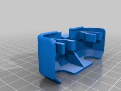 X-Axis Rollers Cover + Chain attachment + Lip + Cutout for Compact Tritan