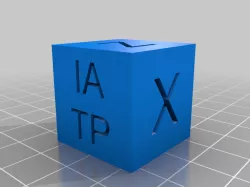 1 Inch Calibration Cube Branded