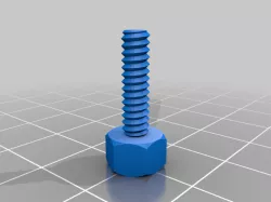 Bolt for ikea wheels