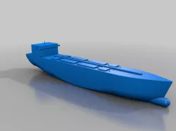 Cargo Ship Collection & Boat - Old Models