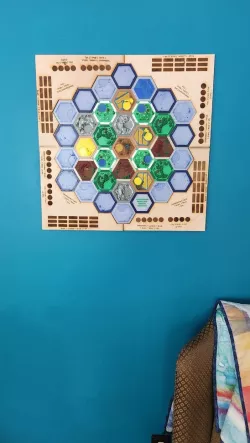 Catan-style boardgame 2.0 Laser Cut Frame