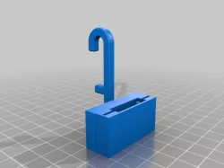 Ender 3 V2 Neo bed scraper holder for IKEA SKADIS