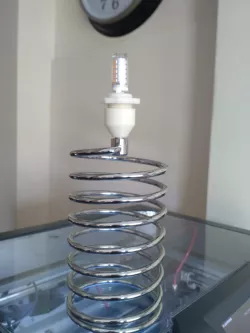 G9 LED bulb socket holder, with thread for lampshade