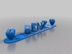 GWEN <3 BENZ Dual Letter Blocks