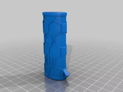 Hexagon BIC Lighter Case With Keyfob / Lanyard / Leash Loop