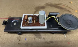Holder for Lionel Mighty Sound of Steam circuit board