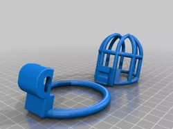 My Customized [18+ NSFW] Parametric Chastity Cage