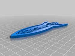 My Customized Futurama Rocket With Alien Text