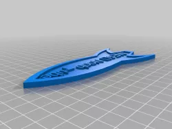 My Customized Futurama Rocket With Alien Text MEGA noob tube upside down