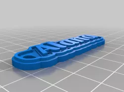 My Customized Multiline Tag or Keychain