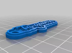 My Customized Multiline Tag or Keychain