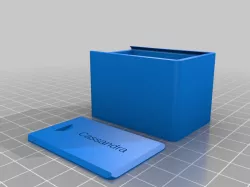 My Customized Procedural generated character box for DnD mini's. (SCAD file)
