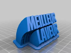 My Customized Sweeping 2-line name plate (text)