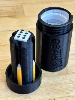 Pocket Travel Yahtzee Container