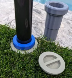 Pool Umbrella Stabilizer Sleeve Reducer Adapter Basketball