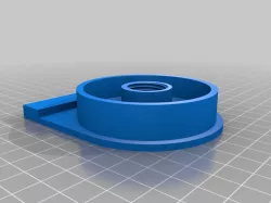 PVC pipe 75 mm end piece (fits Bosch profile 40 x 40 mm)