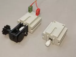 Quite small motor (QS-Motor) for fischertechnik