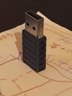 Rought grip for smooth slippery USB flashdisk