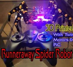 Runaway Spider Robot